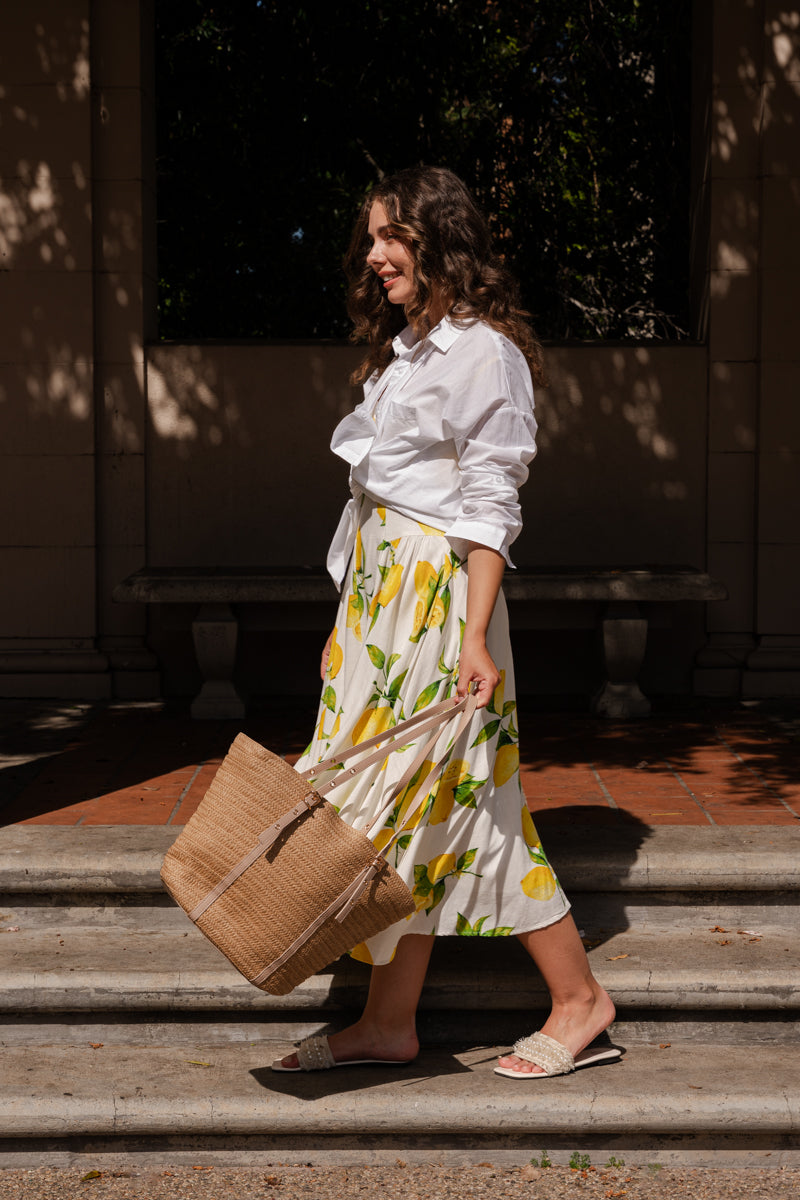 Woven Tote Bag Natural